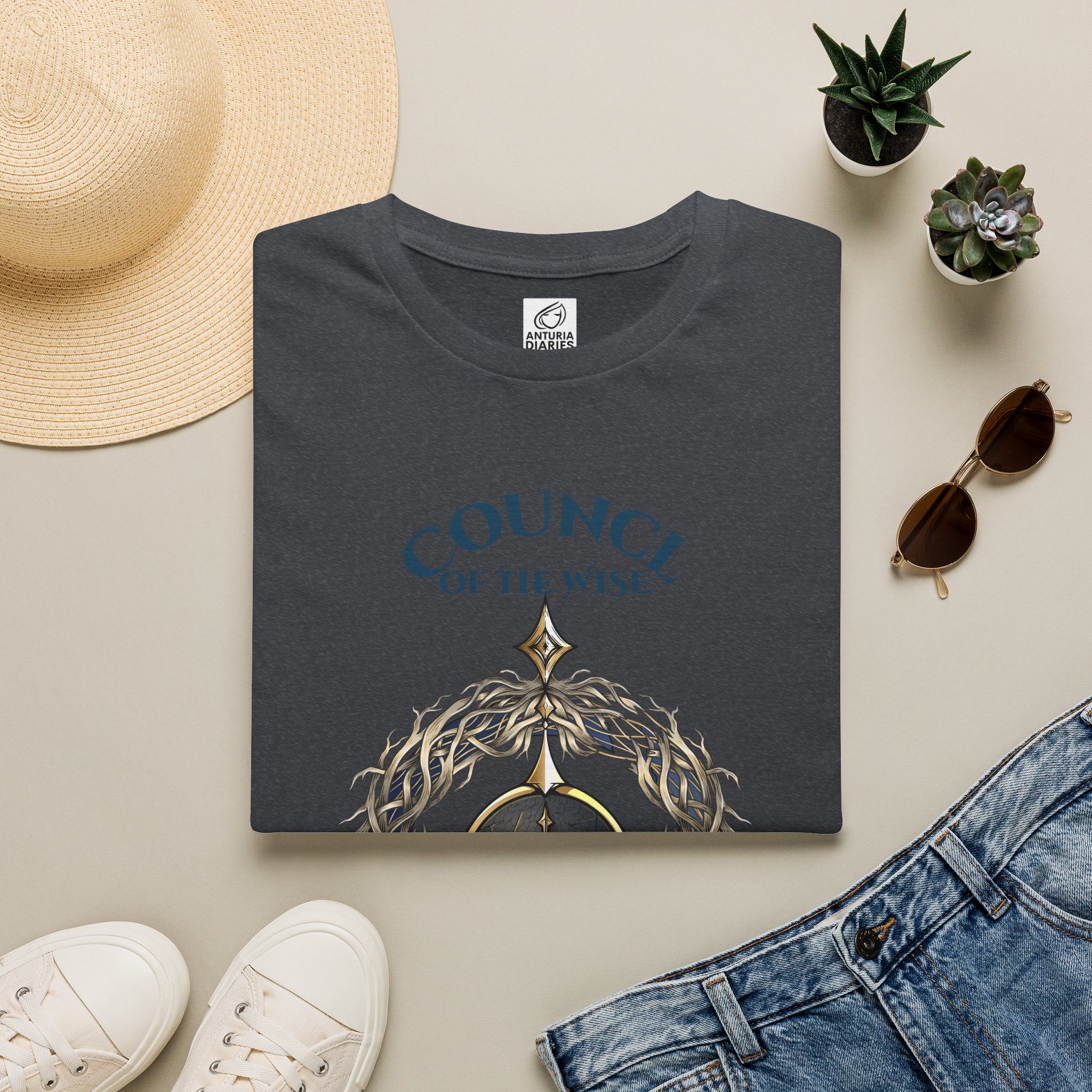 Council of the Wise Symbol T-Shirt – Anturia Fantasy Graphic Tee - Image 77