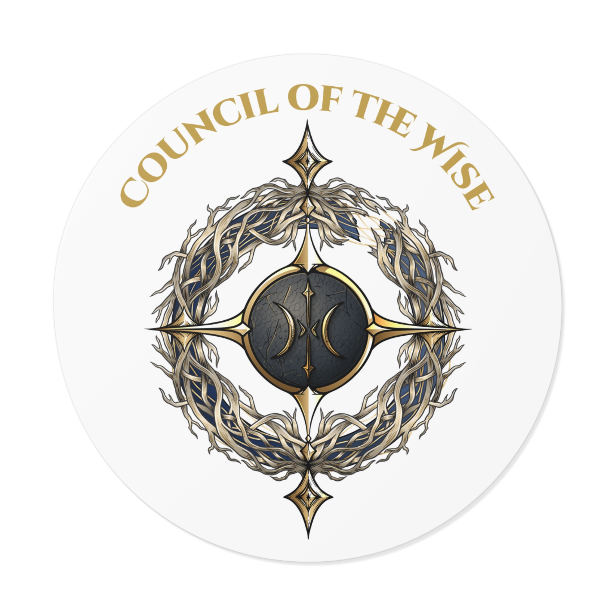 Official Council of the Wise Insignia Sticker - Image 2