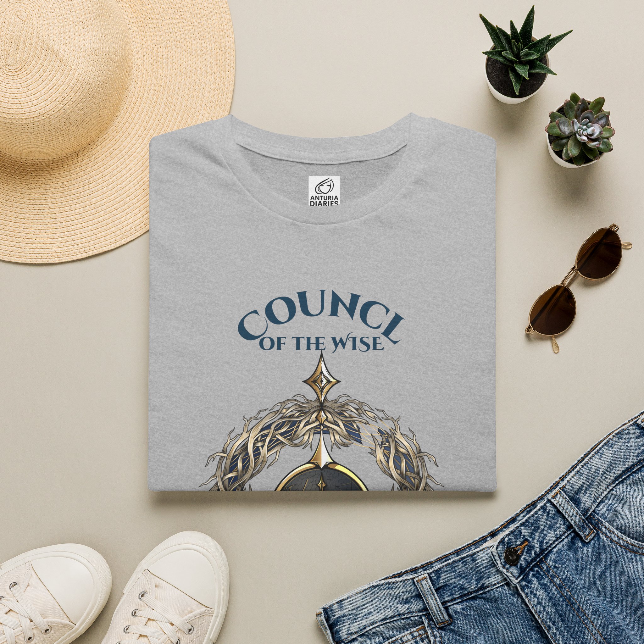 Council of the Wise Symbol T-Shirt – Anturia Fantasy Graphic Tee - Image 45