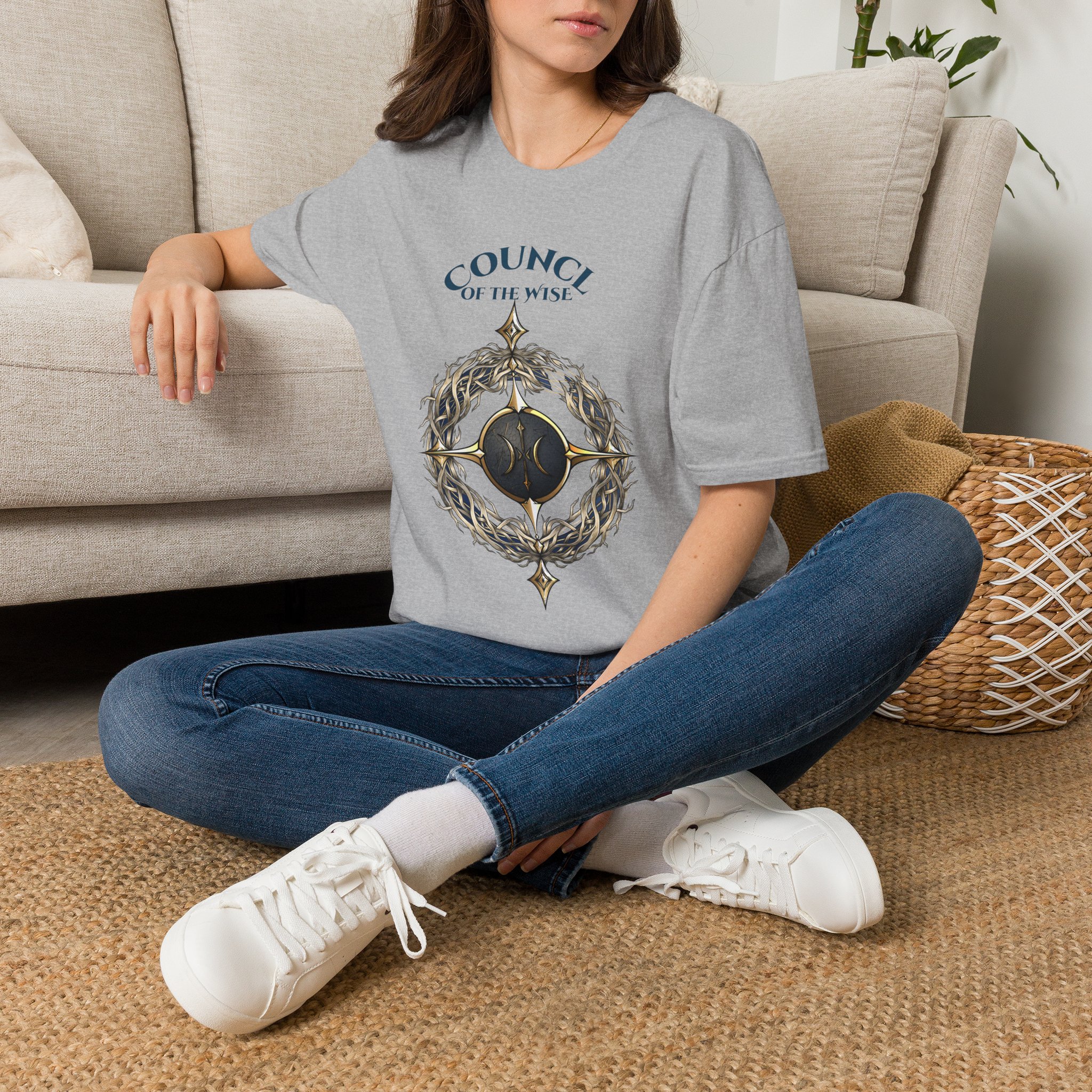 Council of the Wise Symbol T-Shirt – Anturia Fantasy Graphic Tee - Image 43