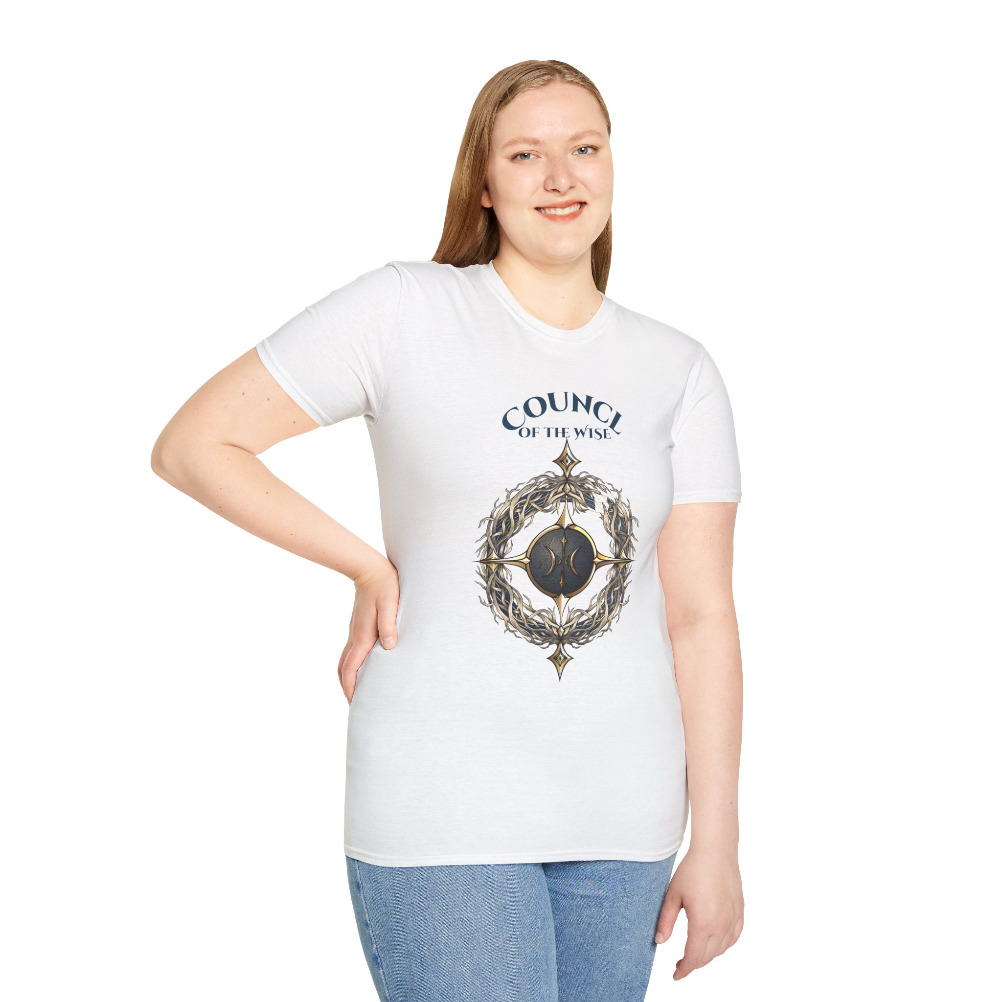 Council of the Wise Symbol T-Shirt – Anturia Fantasy Graphic Tee - Image 7