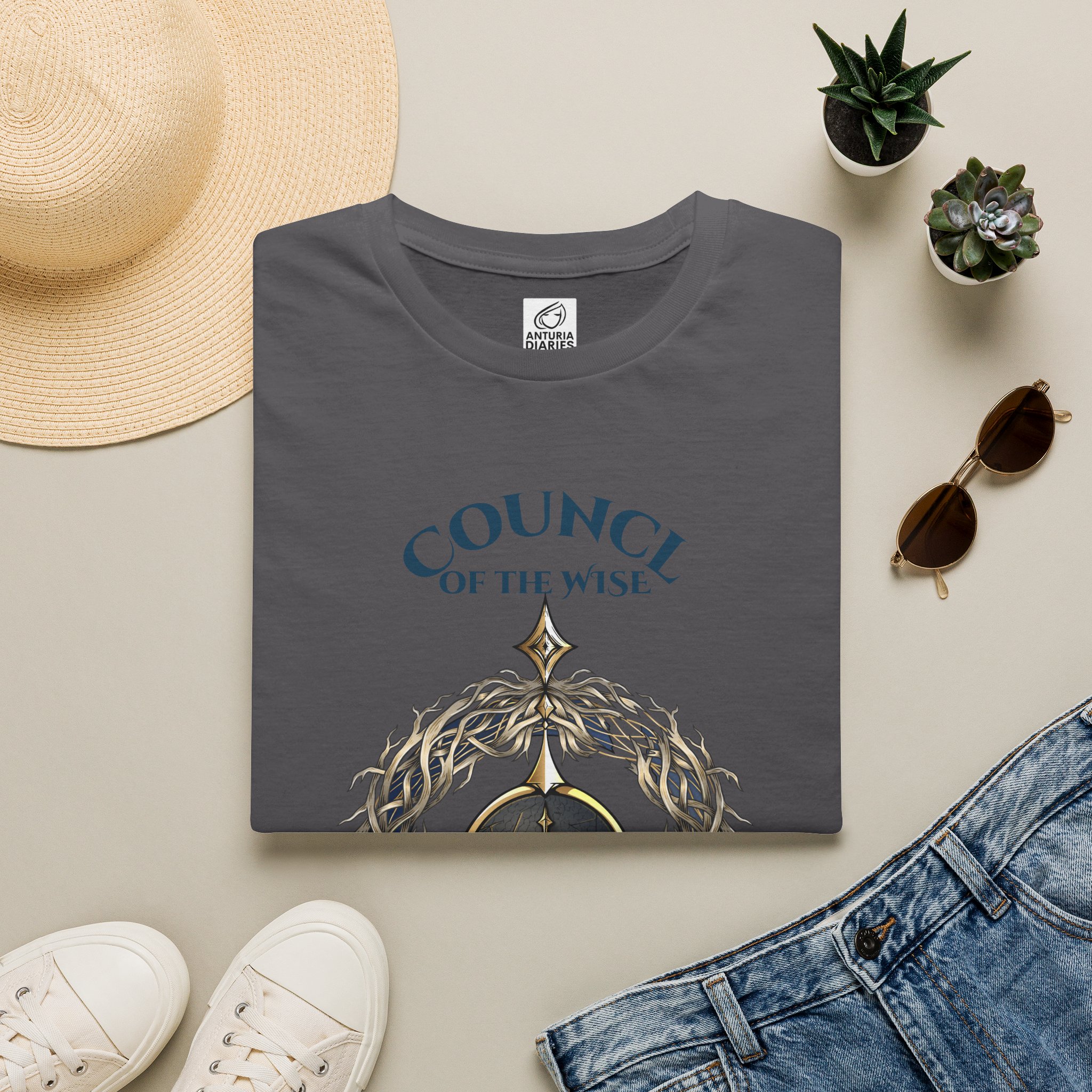 Council of the Wise Symbol T-Shirt – Anturia Fantasy Graphic Tee - Image 69
