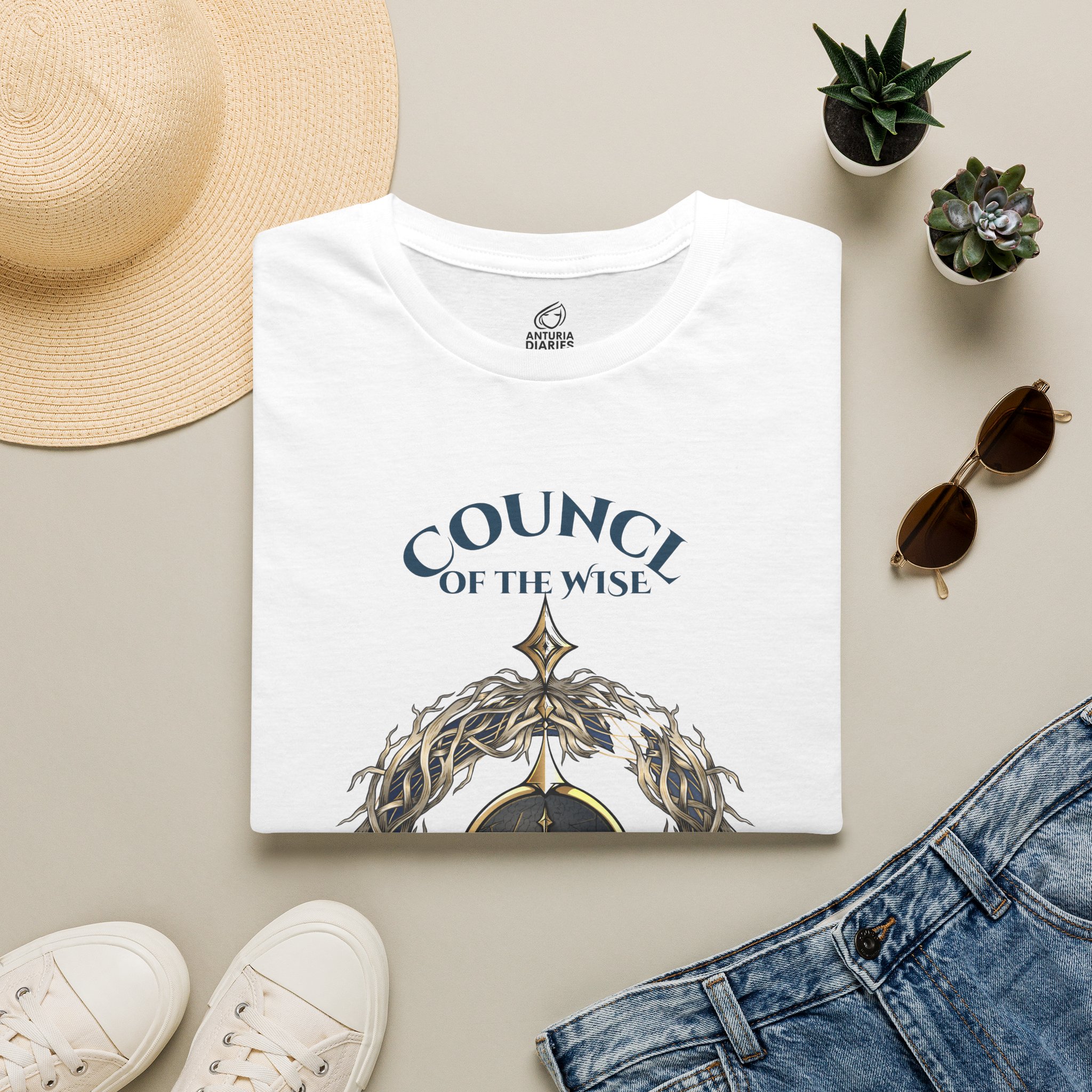 Council of the Wise Symbol T-Shirt – Anturia Fantasy Graphic Tee - Image 5