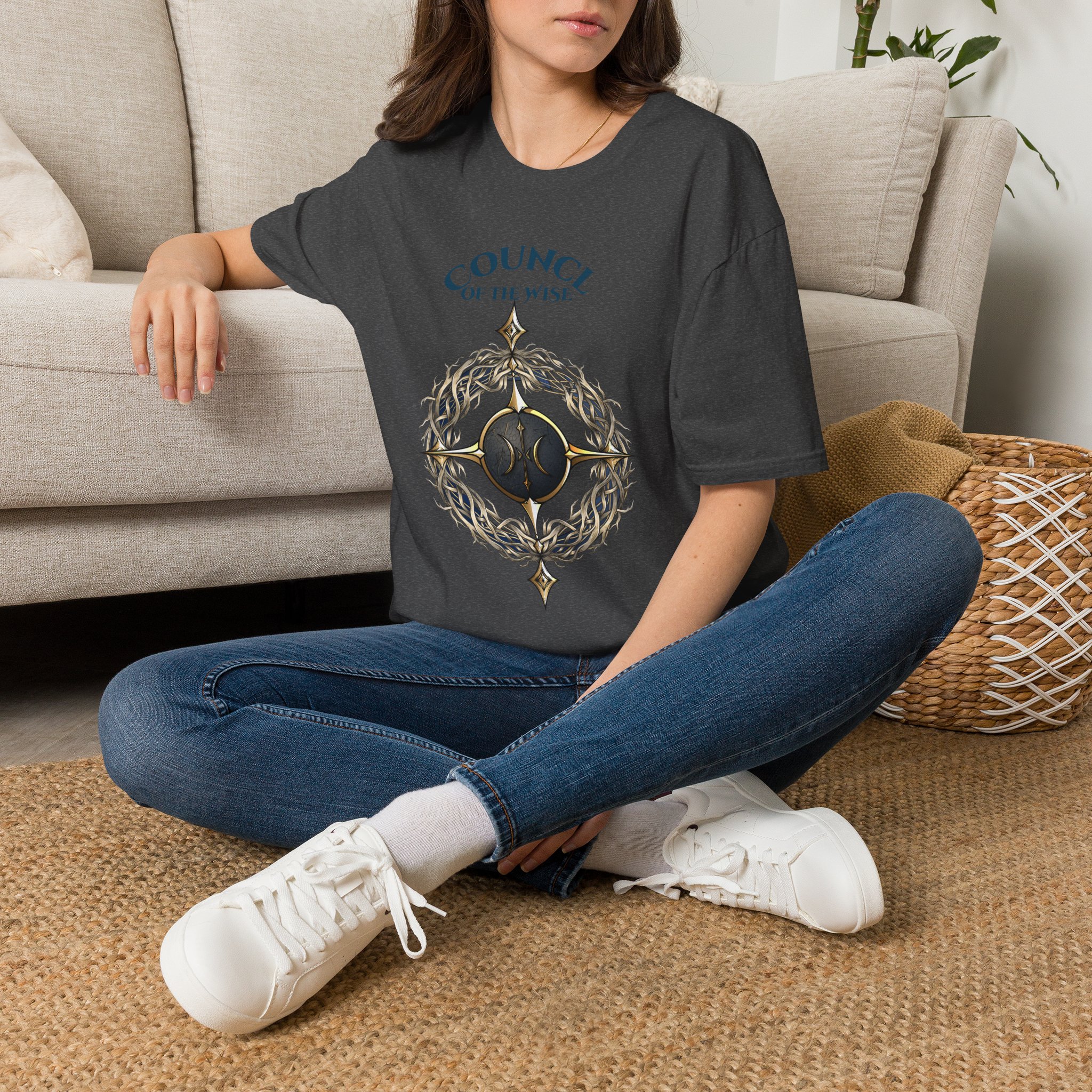 Council of the Wise Symbol T-Shirt – Anturia Fantasy Graphic Tee - Image 59