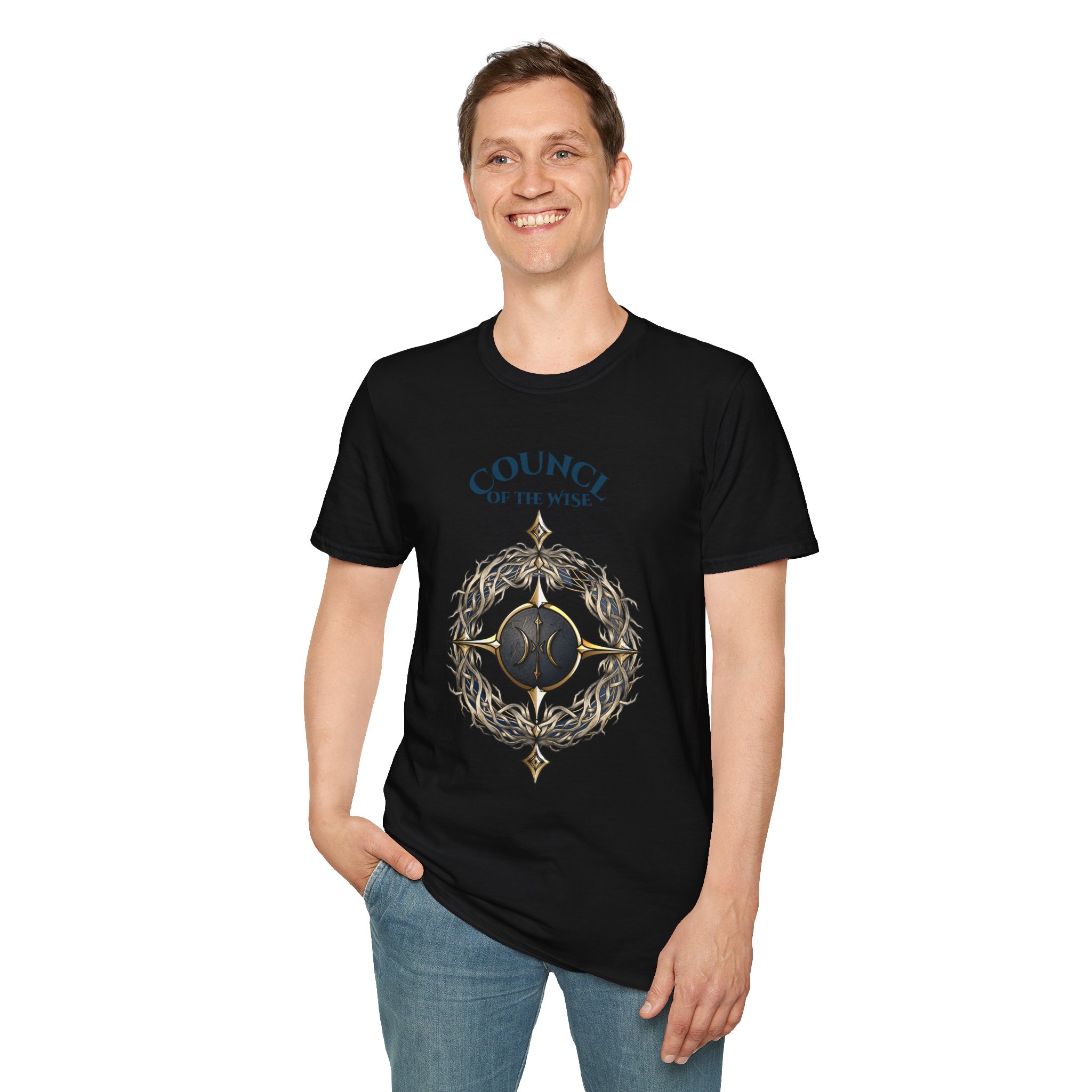Council of the Wise Symbol T-Shirt – Anturia Fantasy Graphic Tee - Image 13
