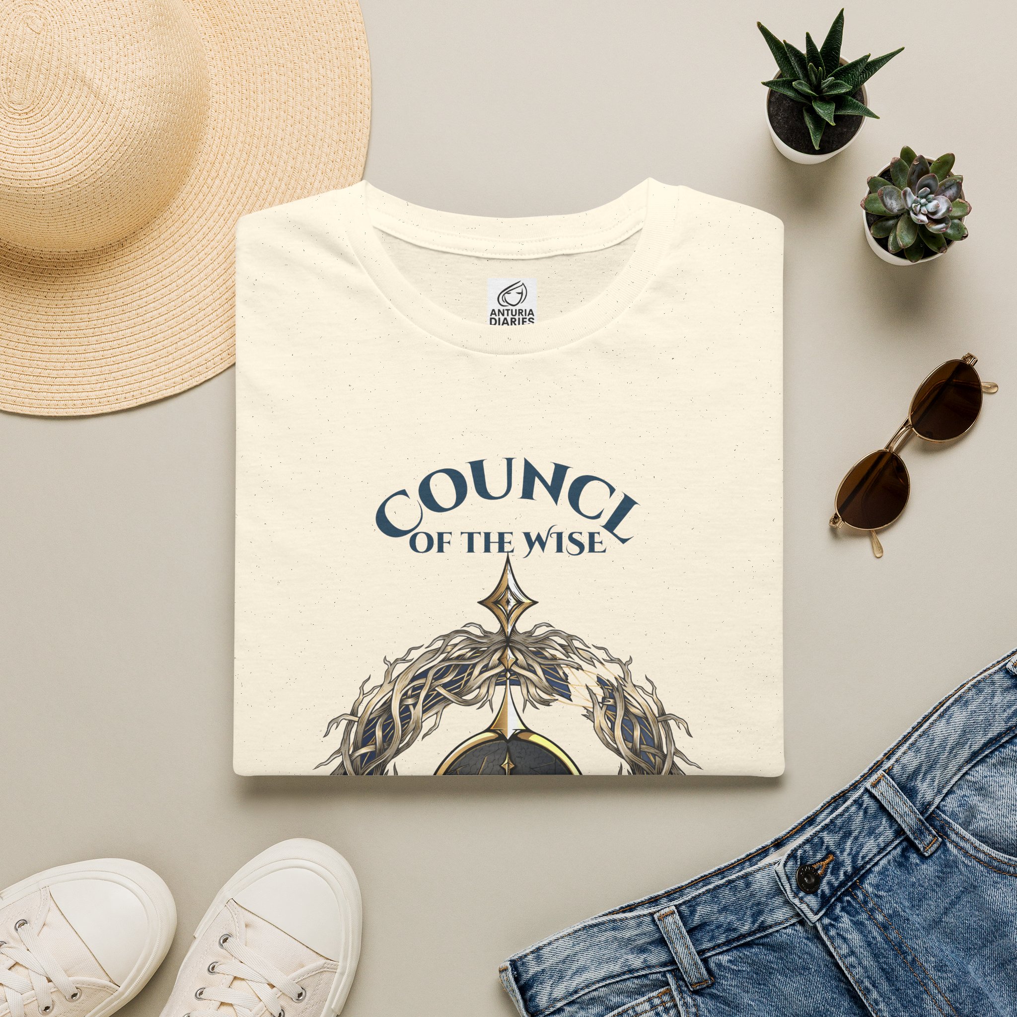 Council of the Wise Symbol T-Shirt – Anturia Fantasy Graphic Tee - Image 53