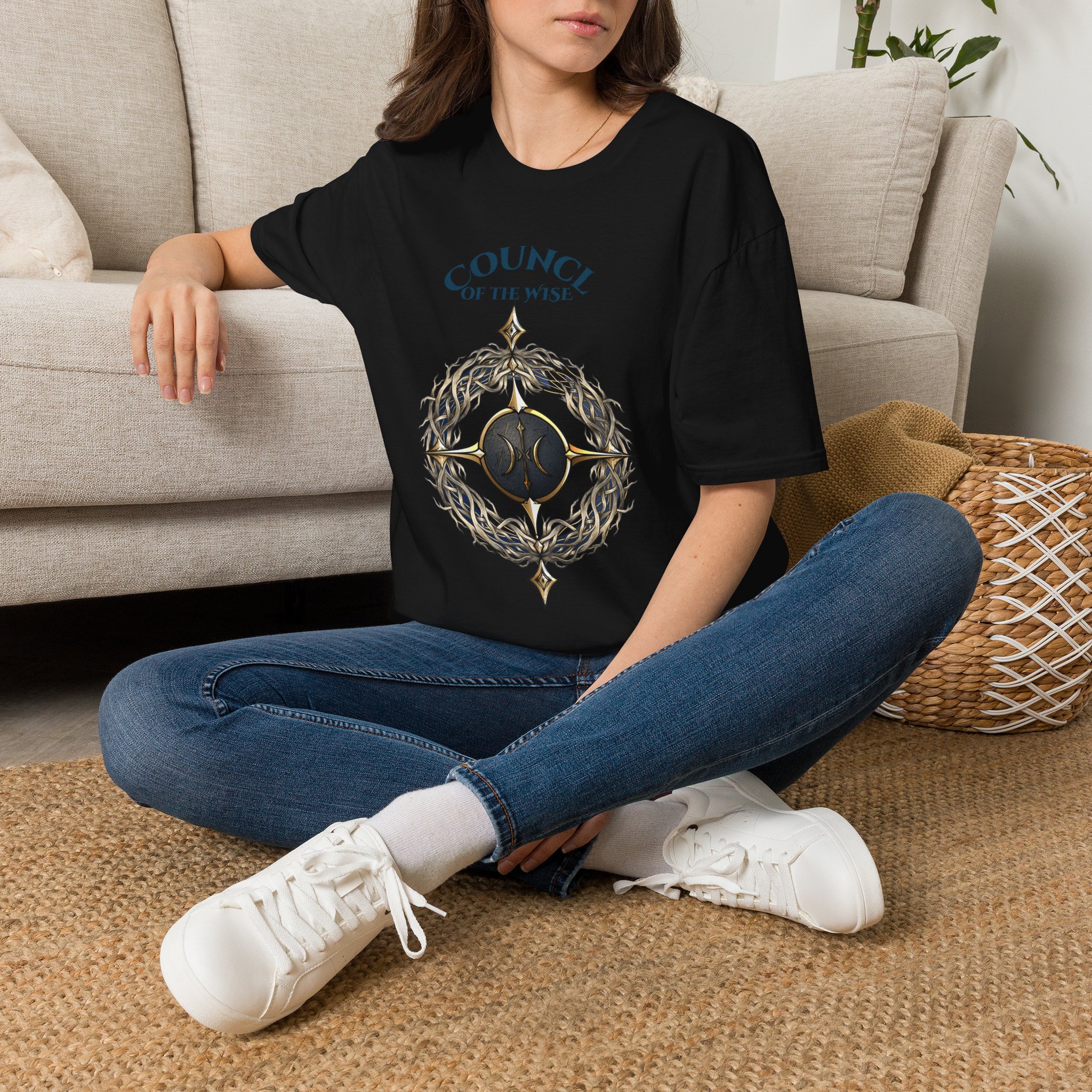 Council of the Wise Symbol T-Shirt – Anturia Fantasy Graphic Tee - Image 12