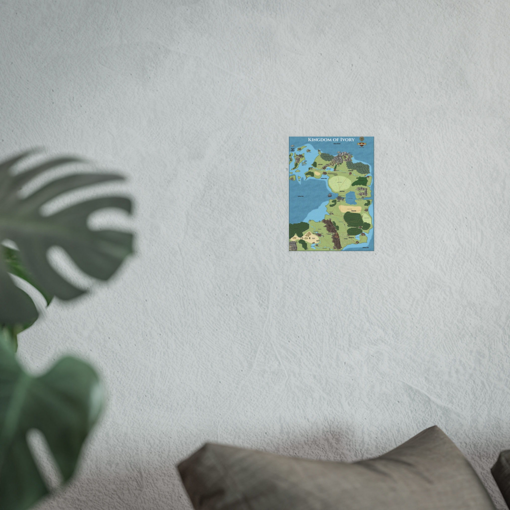 Kingdom of Ivory — Fantasy Map Poster from Anturia - Image 17