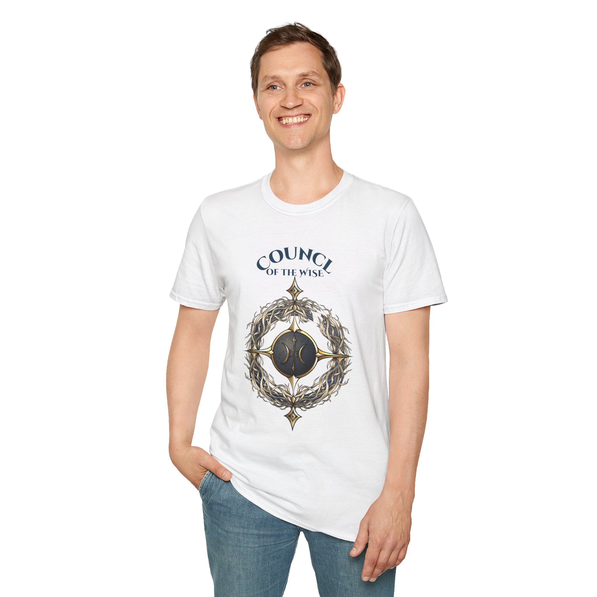 Council of the Wise Symbol T-Shirt – Anturia Fantasy Graphic Tee - Image 2