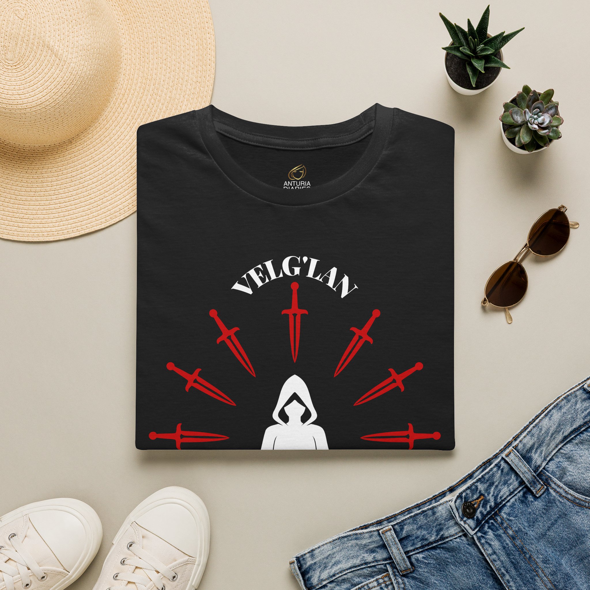 Velg'lan Symbol T-Shirt – Anturia Fantasy Graphic Tee - Image 5