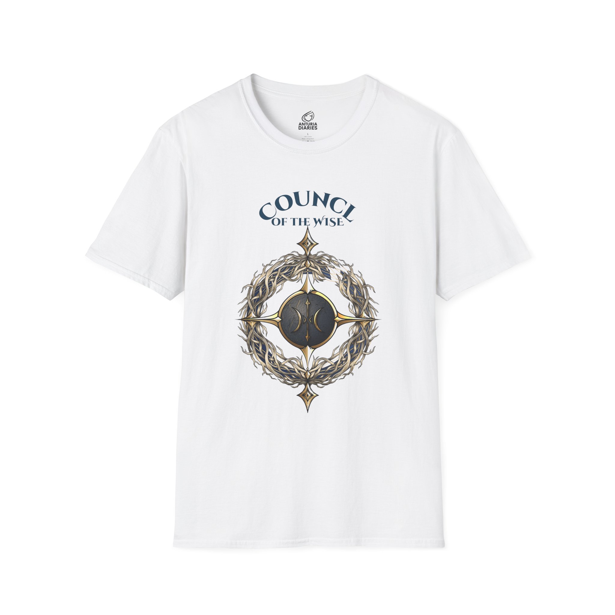 Council of the Wise Symbol T-Shirt – Anturia Fantasy Graphic Tee - Image 6